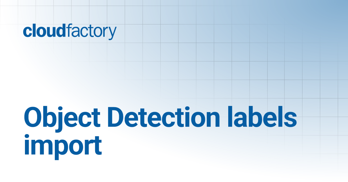 Object Detection labels import | AI Data Platform Docs