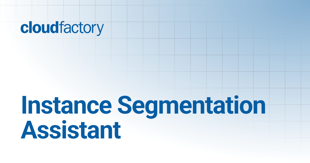 Instance Segmentation Assistant | AI Data Platform Docs